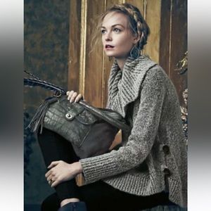 Anthropologie Angel of the North tunic sweater